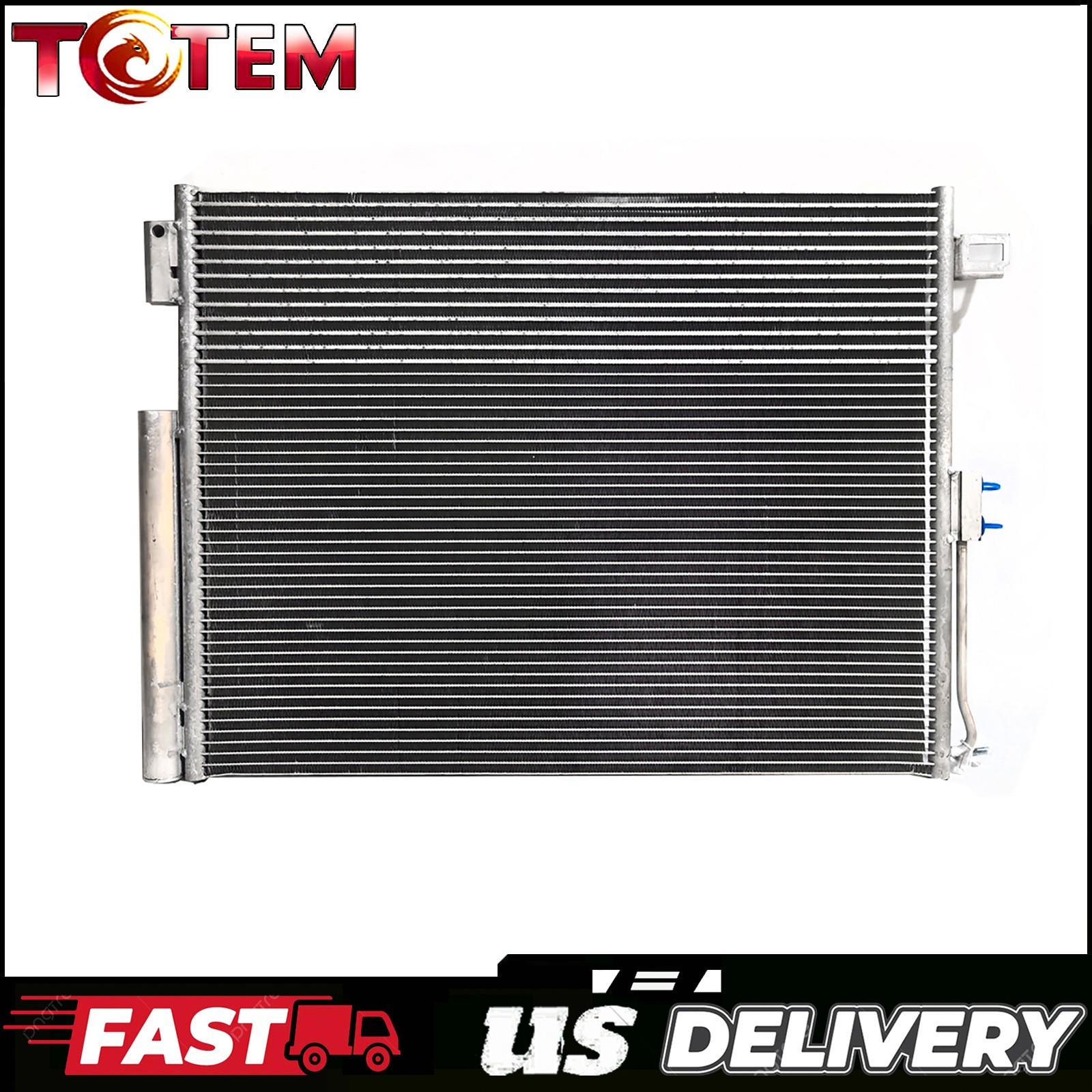 Fits 3893 A/C Aluminum Condenser for 2011 2012 2013 2014 Dodge Durango 3.6L V6