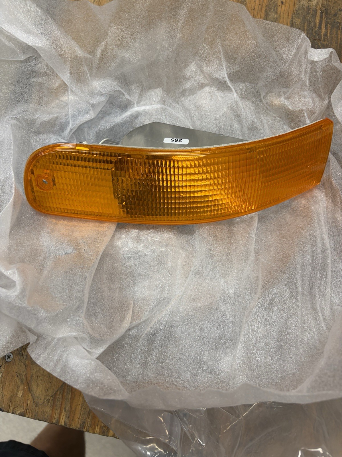 Porsche 911 993 Left Front Turn Signal Lens Porsche 911 993 Left Front Turn Signal Lens