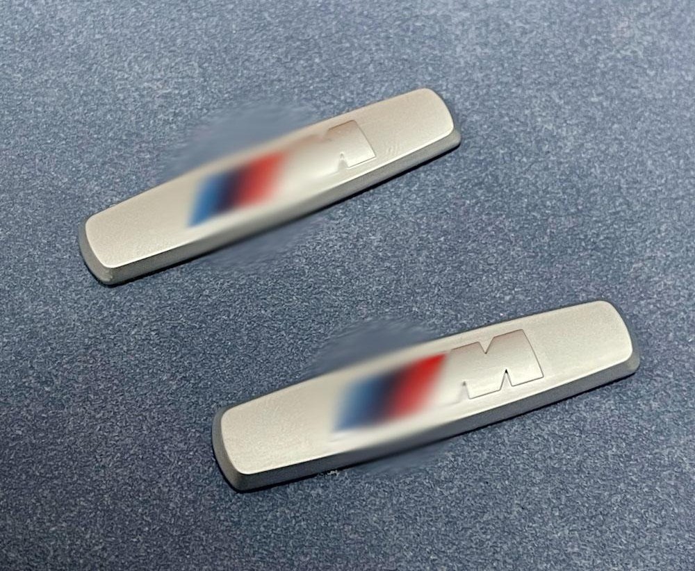 2PCS Performance Seat Sticker M Emblem Stickers For Performance M5 M2 M3 M4