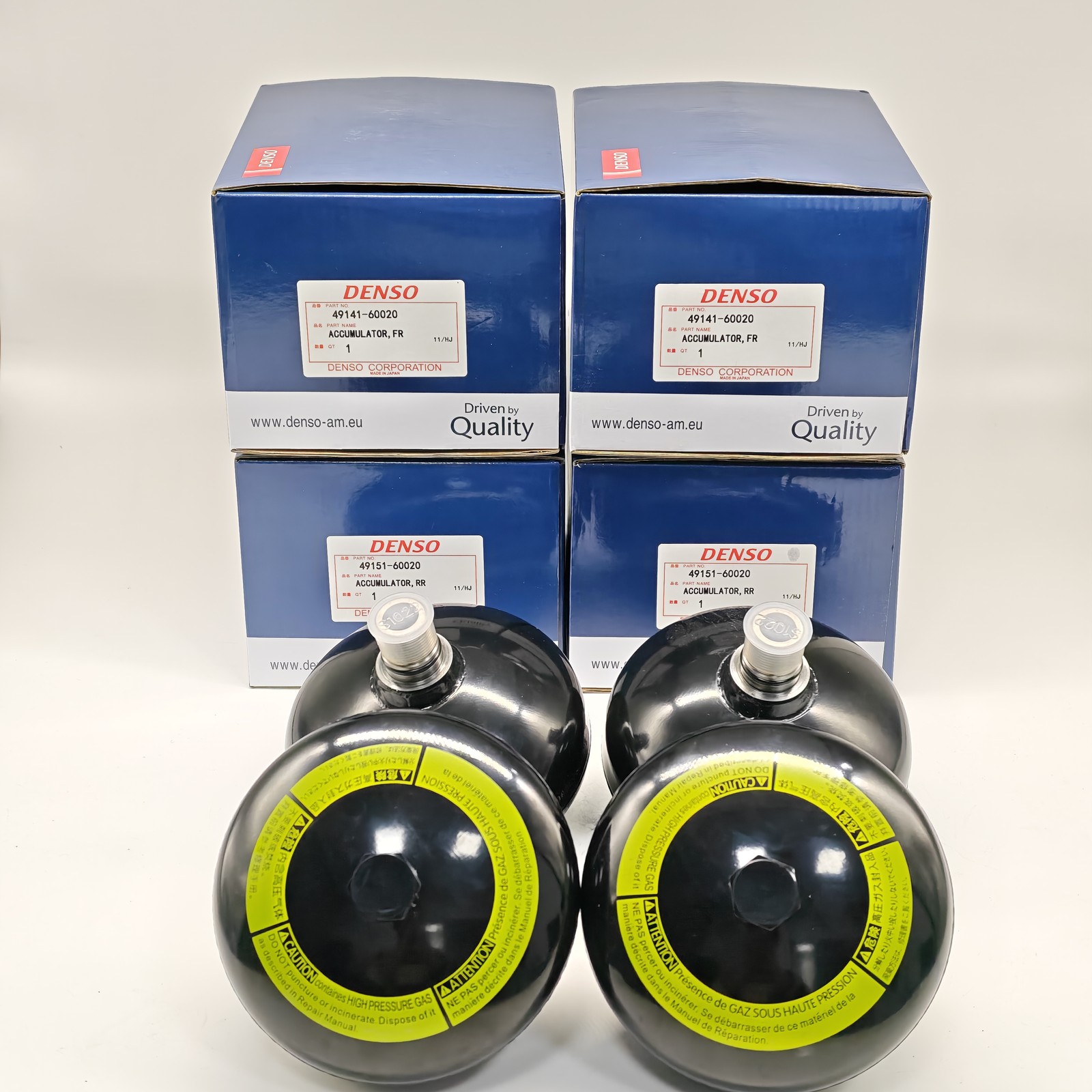 DENSO TOYOTA SUSPENSION ACCUMULATOR SET 49141-60020 49151-60020 for LX570 URJ200