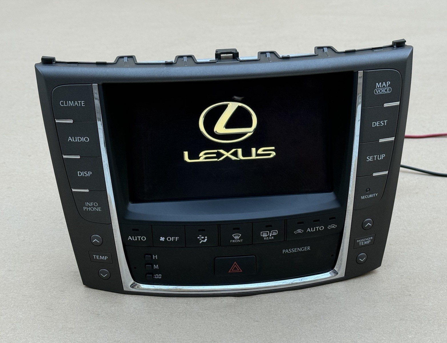 2010-2012 Lexus IS250 IS350 Navigation Display Screen Unit 86805-60131 OEM