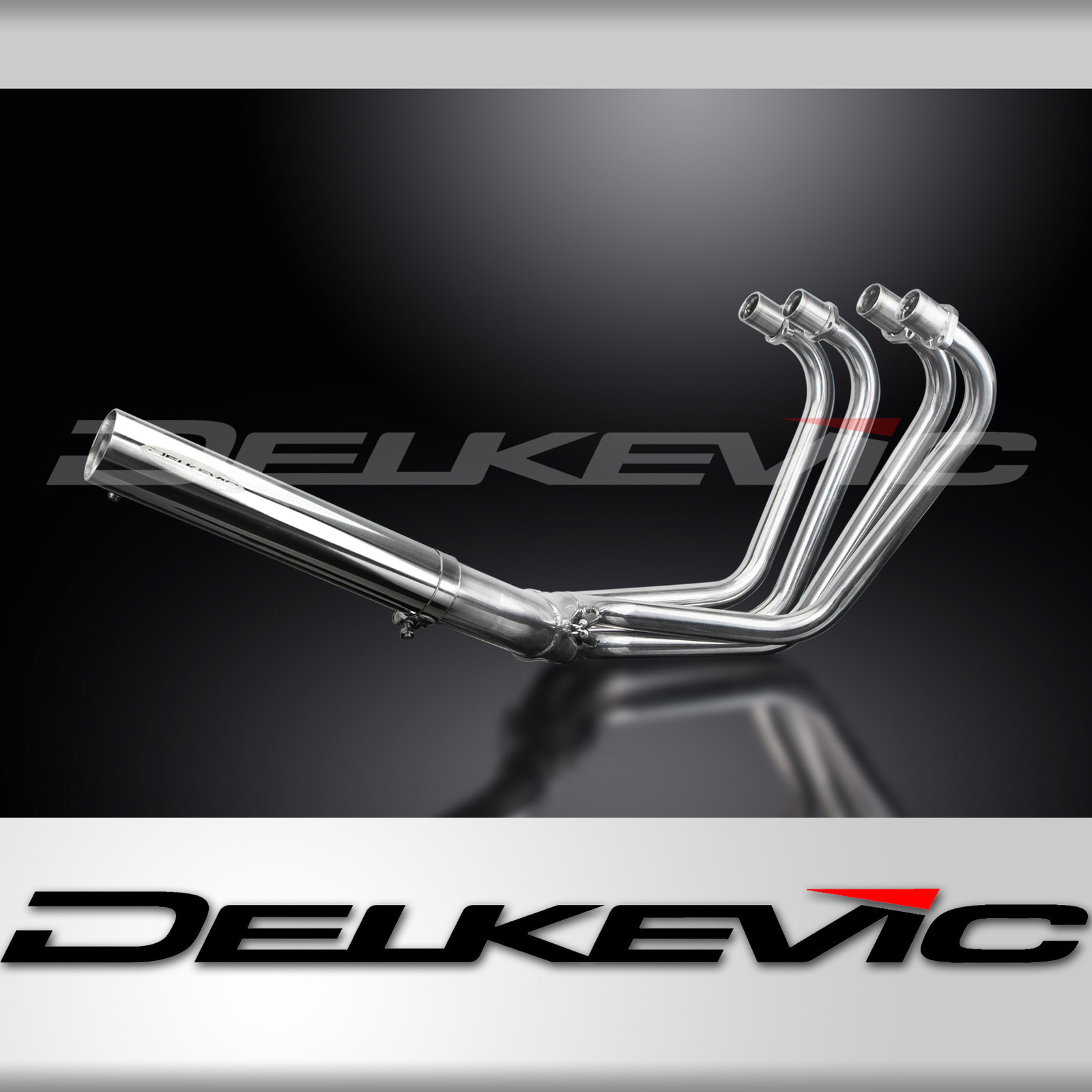 Kawasaki GPZ1100 Uni-Trak ZX1100A 83-84 Full Exhaust Stainless Straight Muffler