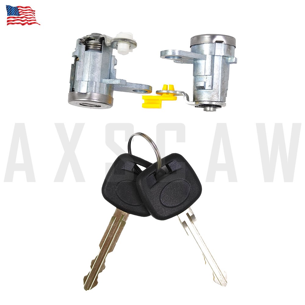 Front Left ＆ Right Door Lock Cylinder with Keys For Toyota Tacoma 1995-2004