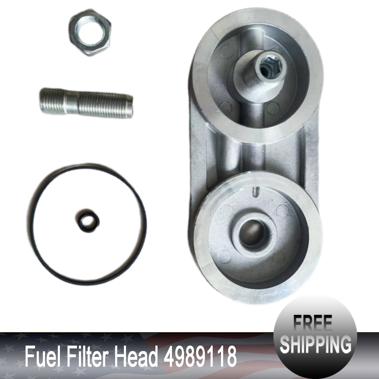 Fuel Filter Head 3915240 3915238 For Cummins 6BT 5.9L 12V 3.9L 6C FS1280 FF5052 Fuel Filter Head 3915240 3915238 For Cummins 6BT 5.9L 12V 3.9L 6C FS1280 FF5052