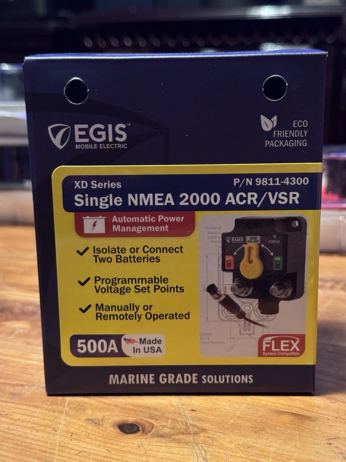 EGIS XD Single NMEA 2000 ACR / VSR 9811-4300 500 Amp Marine - NEW SHIPS FREE EGIS XD Single NMEA 2000 ACR / VSR 9811-4300 500 Amp Marine - NEW SHIPS FREE