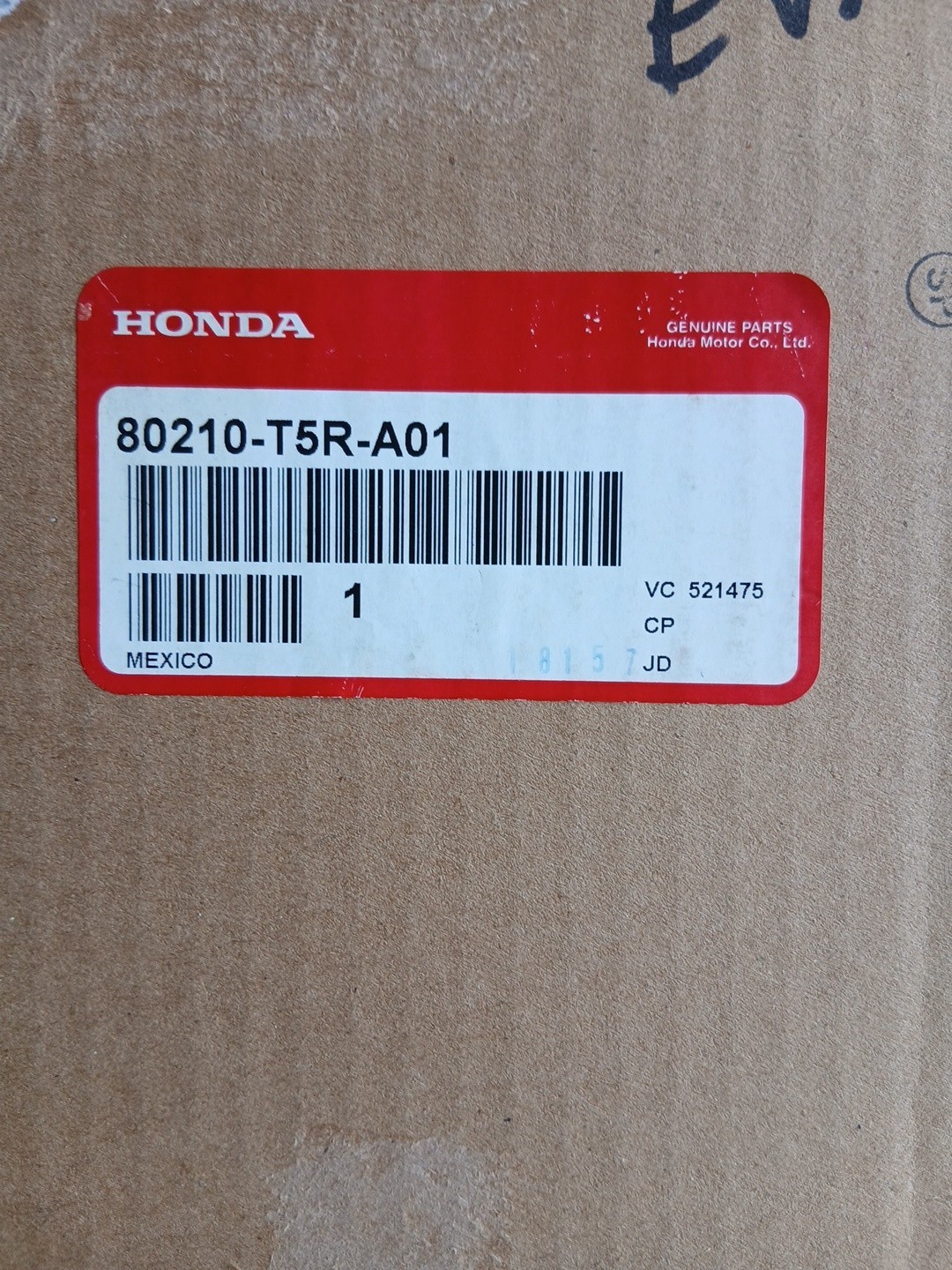 GENUINE EVAPORATOR CORE ASSEMBLY HONDA HRV 2019-22 FIT 2015-20 # 80210 T5R A01 GENUINE EVAPORATOR CORE ASSEMBLY HONDA HRV 2019-22 FIT 2015-20 # 80210 T5R A01