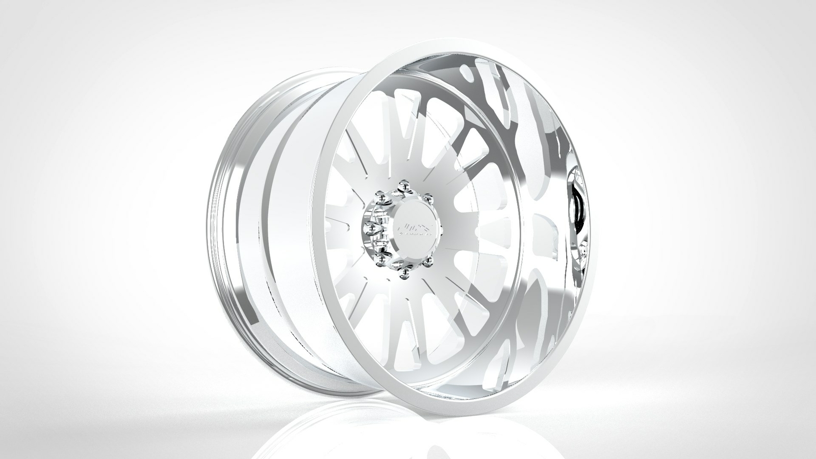(4) 24x14 JTX Forged Polished Ballistic Wheels For Chevy GMC Ford Dodge Toyota
