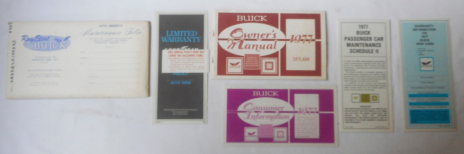 1977 BUICK SKYLARK OWNERS MANUAL KIT NOS BRAND NEW ORIGINAL GM 