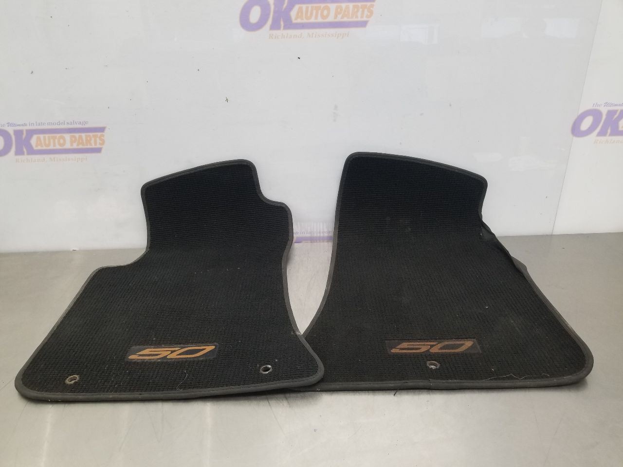 20 DODGE CHALLENGER GT RWD 3.6L CARPET FRONT SET 50TH ANNIVERSARY OEM