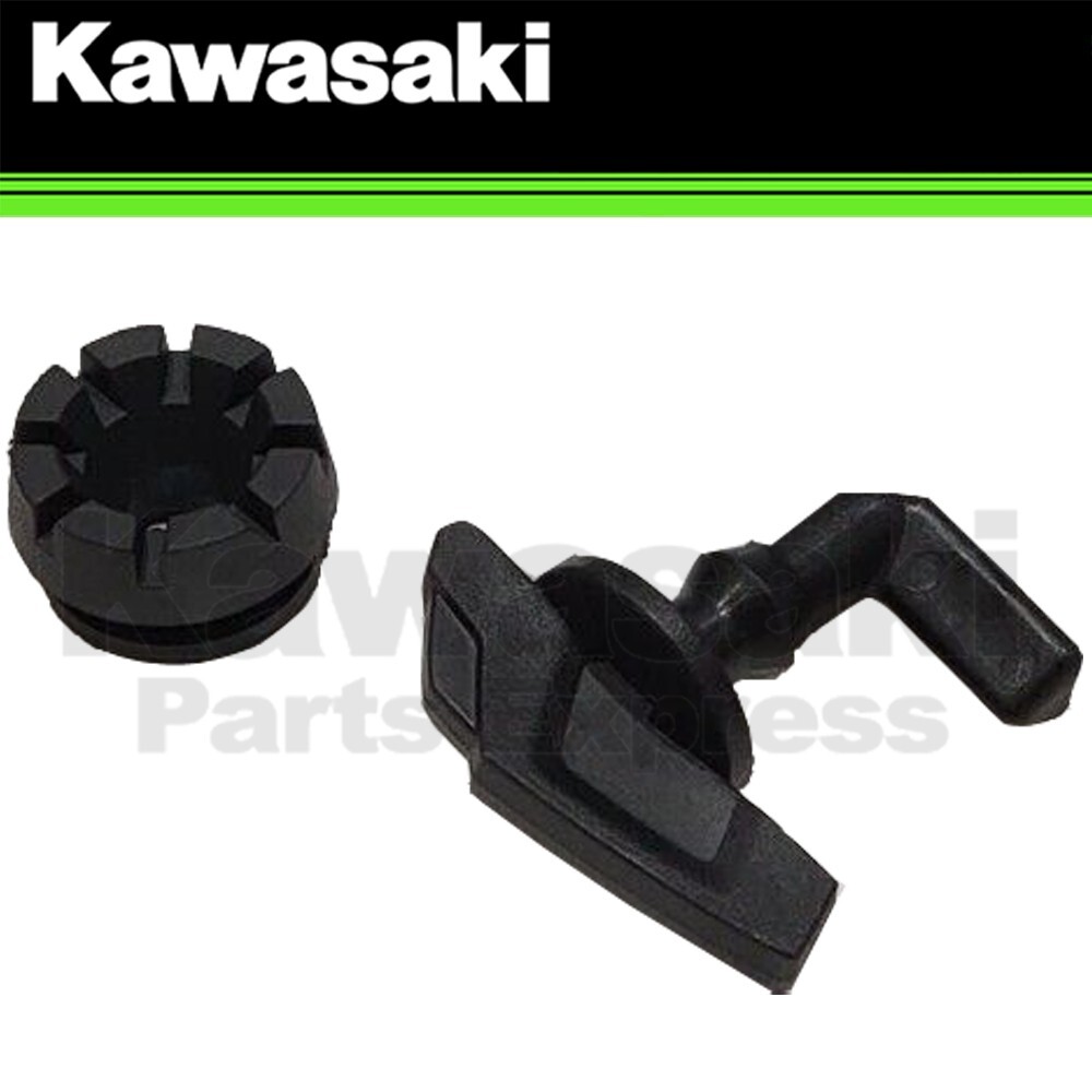 NEW 2023-2024 GENUINE OEM KAWASAK TERYX KRX4 1000 FRONT FENDER LATCH & GROMMET