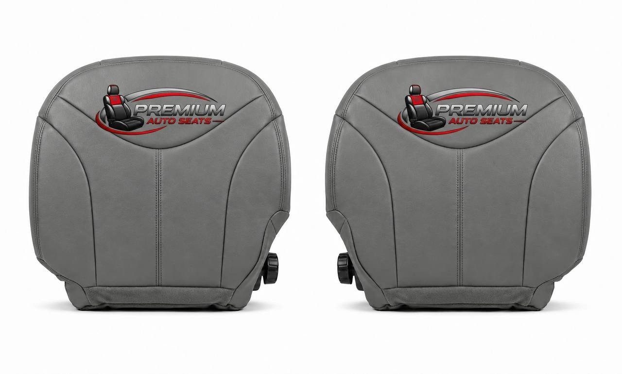 2000 2001 2002 For GMC Yukon XL Driver Passenger Replacement Leather Cover Gray 2000 2001 2002 For GMC Yukon XL Driver Passenger Replacement Leather Cover Gray