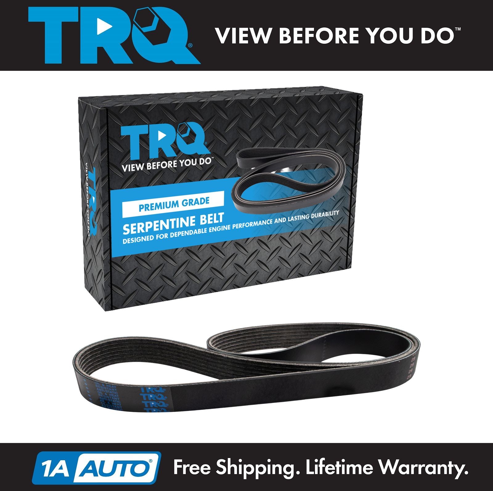 TRQ Serpentine Belt, serpantine belt, serpantine, serpentine Fits 12-19 Nissan