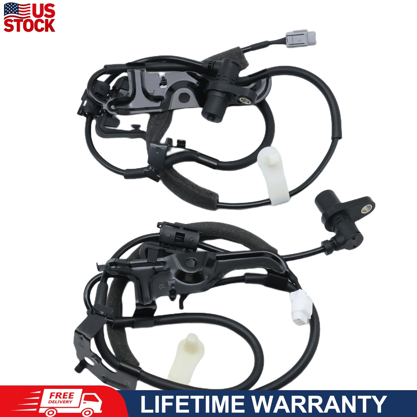 2 ABS Speed Sensor Front Left & Right 89542-08030 Fits Toyota Sienna 2004-2010