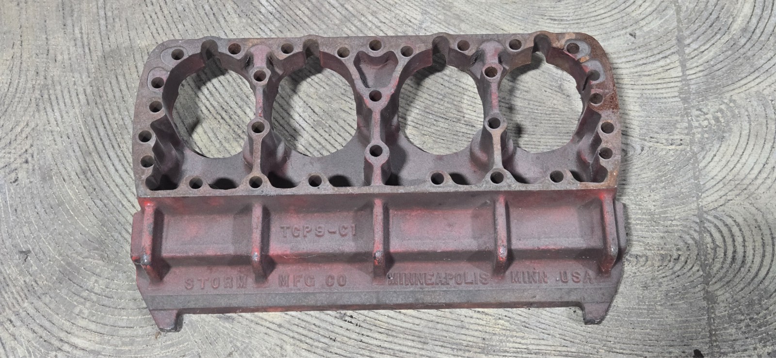 VTG VINTAGE STORM TCP9-C1 FORD FLATHEAD V8 BORING PLATE 221 239 Tooling cast VTG VINTAGE STORM TCP9-C1 FORD FLATHEAD V8 BORING PLATE 221 239 Tooling cast
