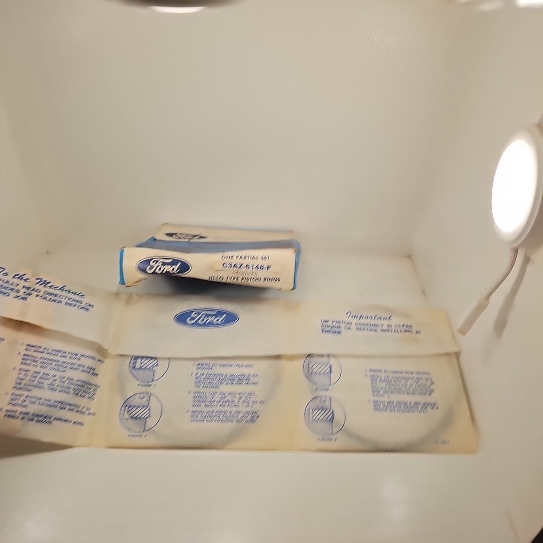 VINTAGE NOS OEM GENUINE Ford C3AZ-6148-F 1965-1973 Mustang 289 302 Piston Rings VINTAGE NOS OEM GENUINE Ford C3AZ-6148-F 1965-1973 Mustang 289 302 Piston Rings