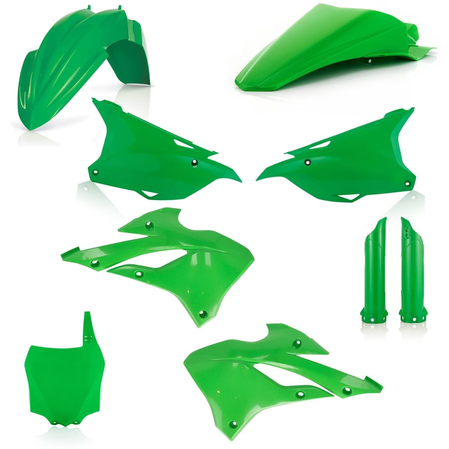 Acerbis Full Plastic Kit - Green 2936130006