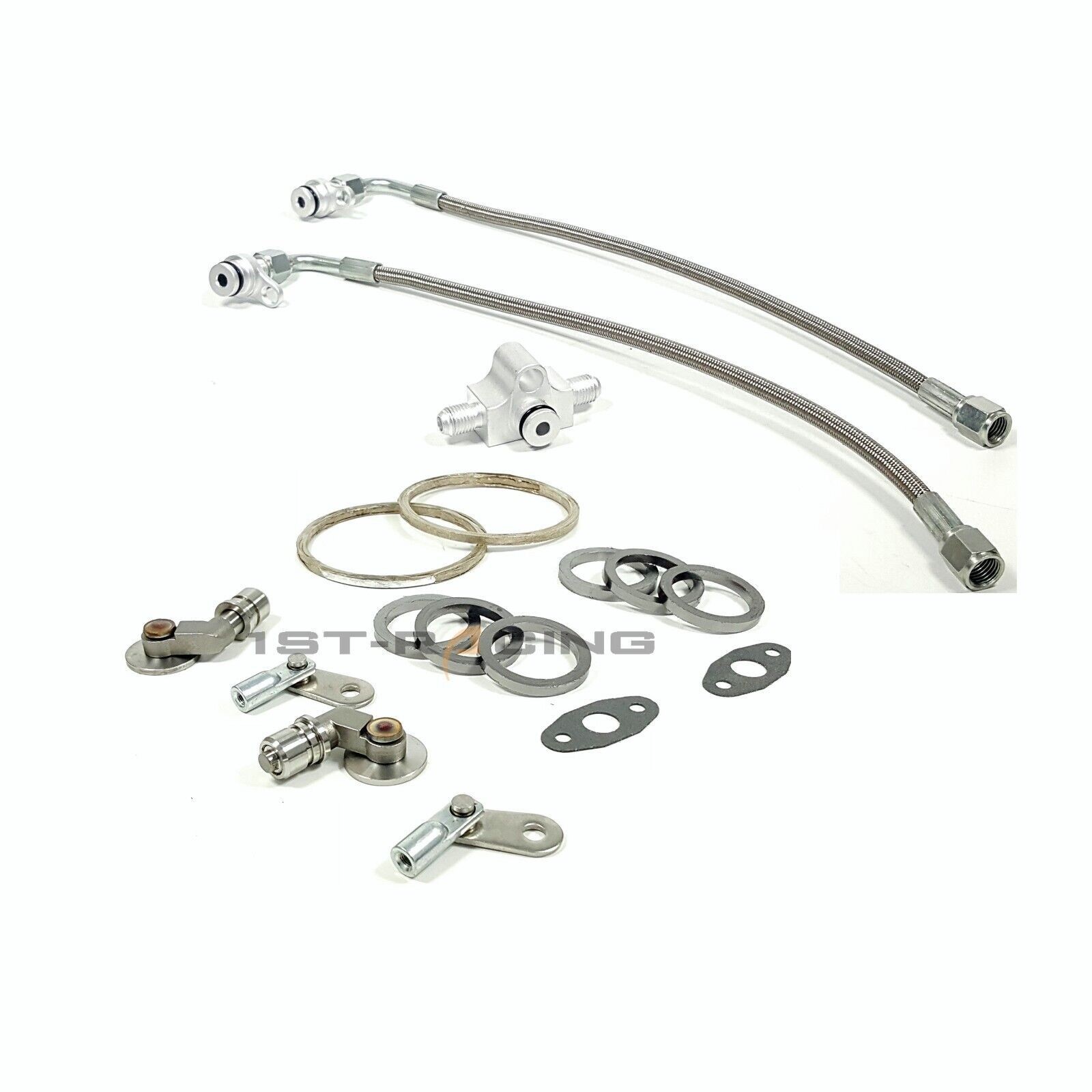 TD03 TD04 Oil Feed +Ratter Kits+Gaskets FOR BMW 135i 335i 535i 535i xDrive N54