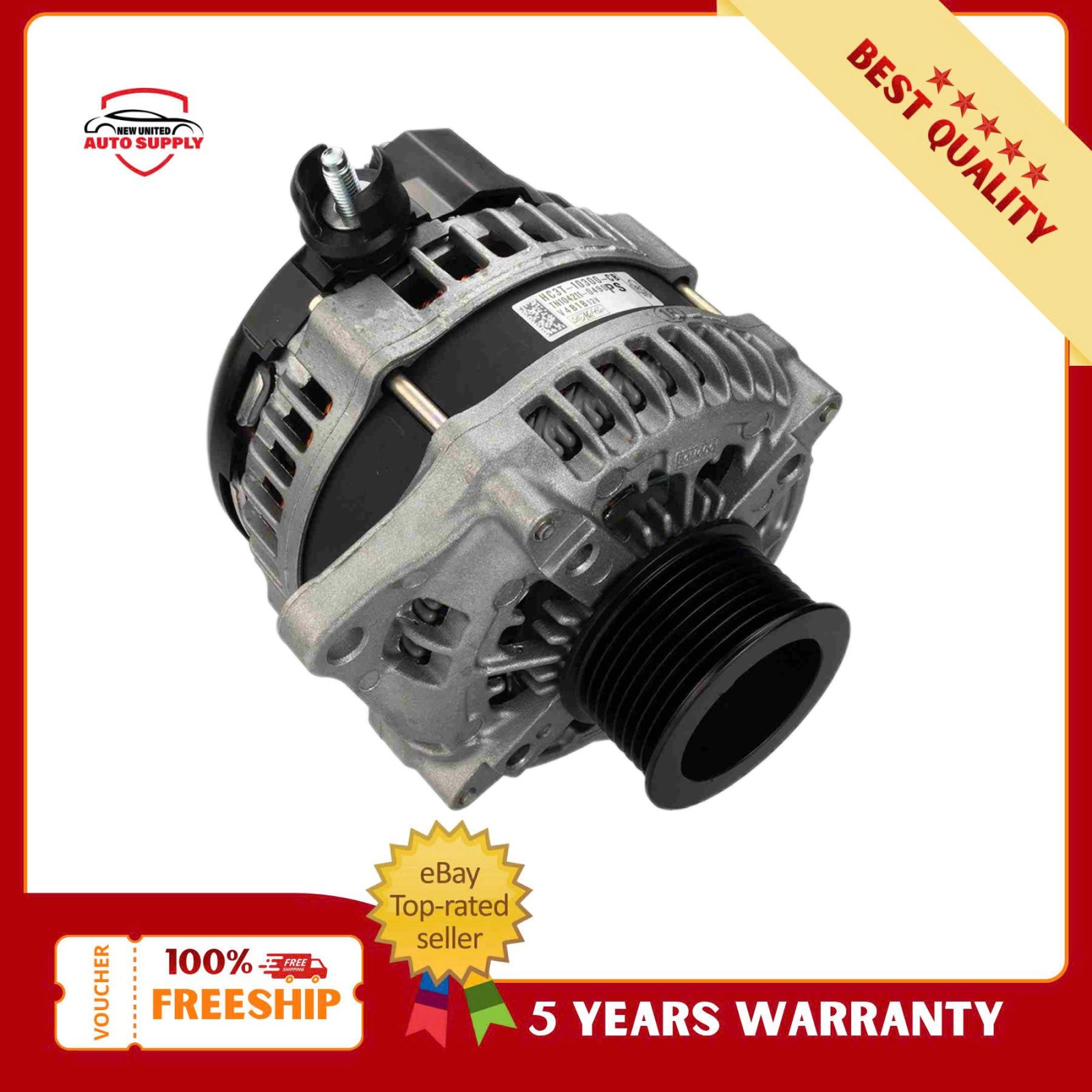 Alternator 175A 8-Groove GL8823 for 2017-2022 Ford F-250 F-350 F-450 F-550