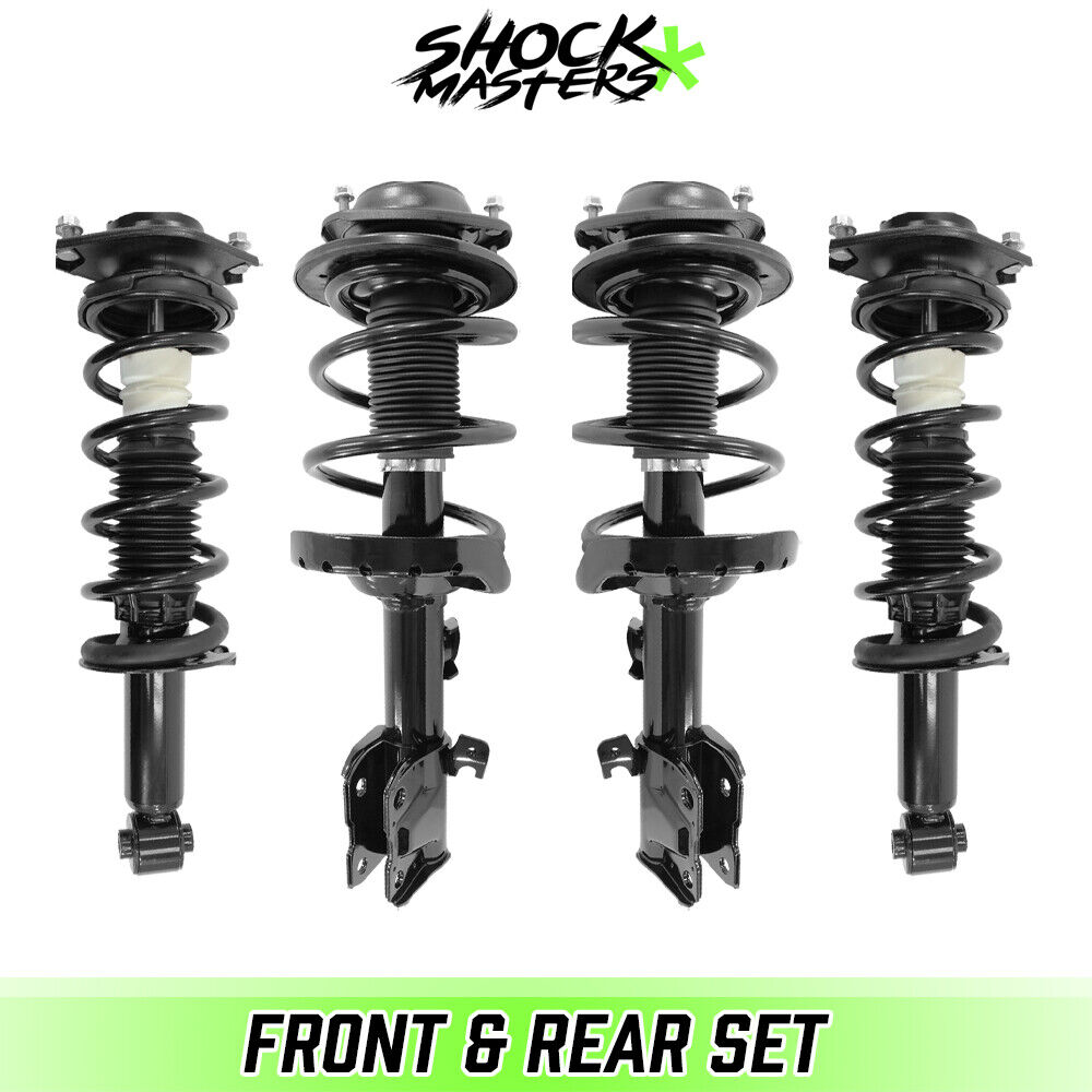 Front & Rear Complete Struts & Spring Assemblies for 2015-2017 Subaru Legacy