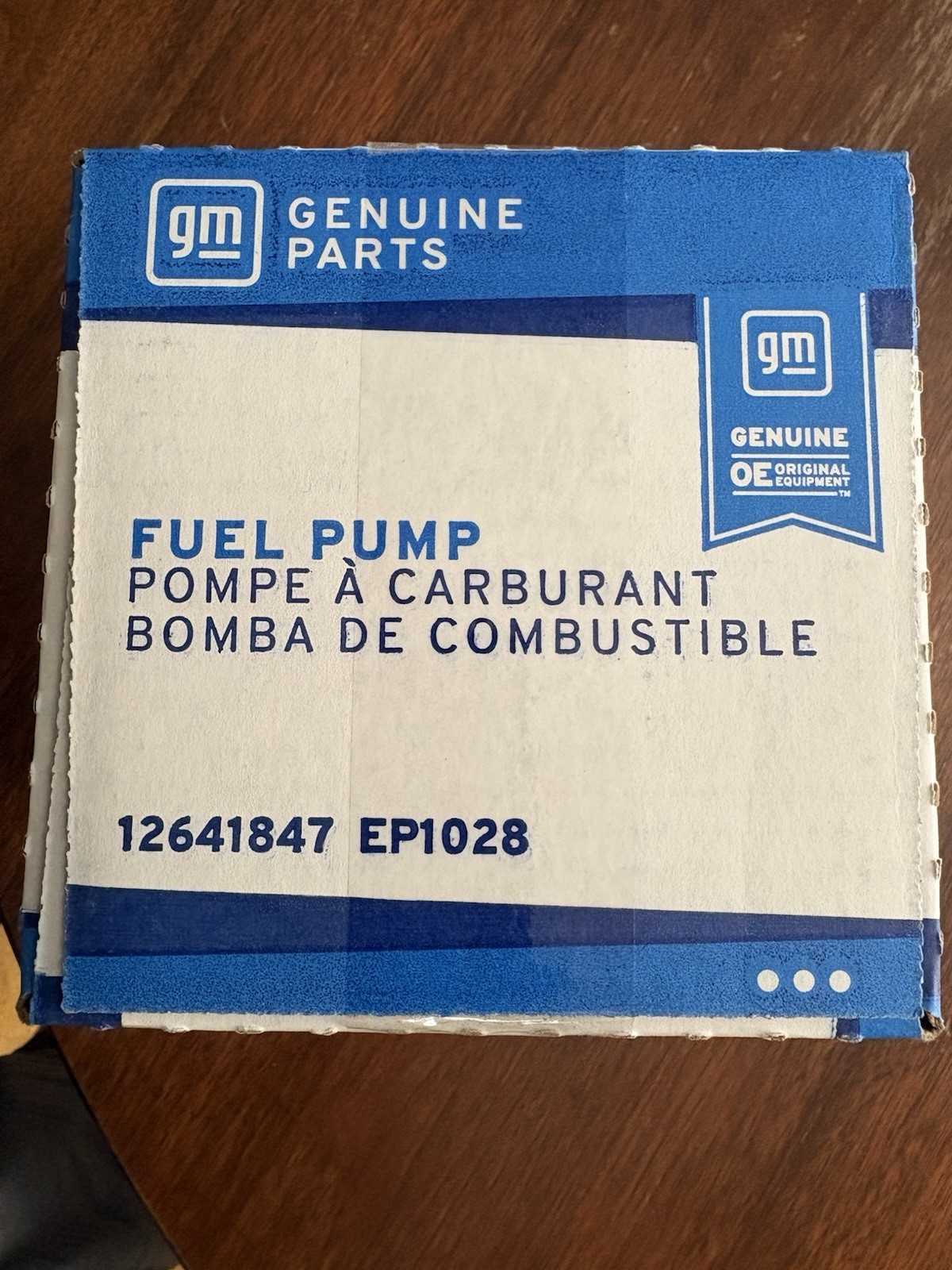 GM Genuine Parts 12641847 High Pressure Fuel Pump Made In Japan GM Genuine Parts 12641847 High Pressure Fuel Pump Made In Japan