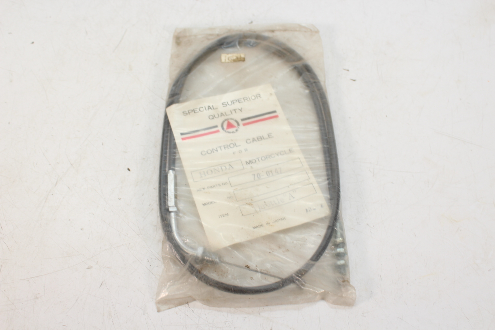 NOS BECK ARNLEY HONDA THROTTLE CABLE 70-0147