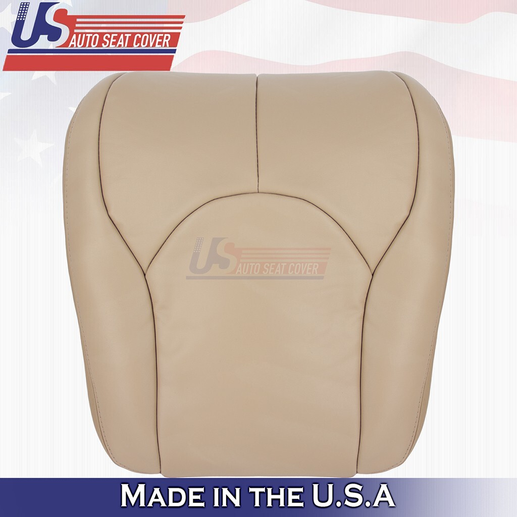 1996 to 2002 For Mercedes Benz SL500 SL600 Driver Bottom Leather Seat Cover Tan