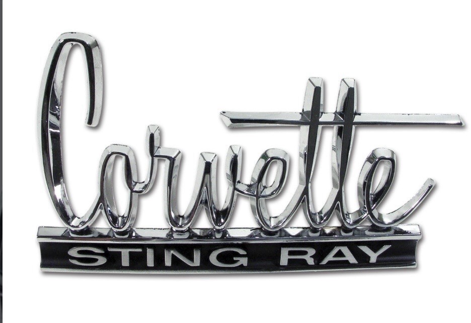 1966-1967 Corvette Sting ray Rear Deck Emblem Or hood 1966-1967 Corvette Sting ray Rear Deck Emblem Or hood