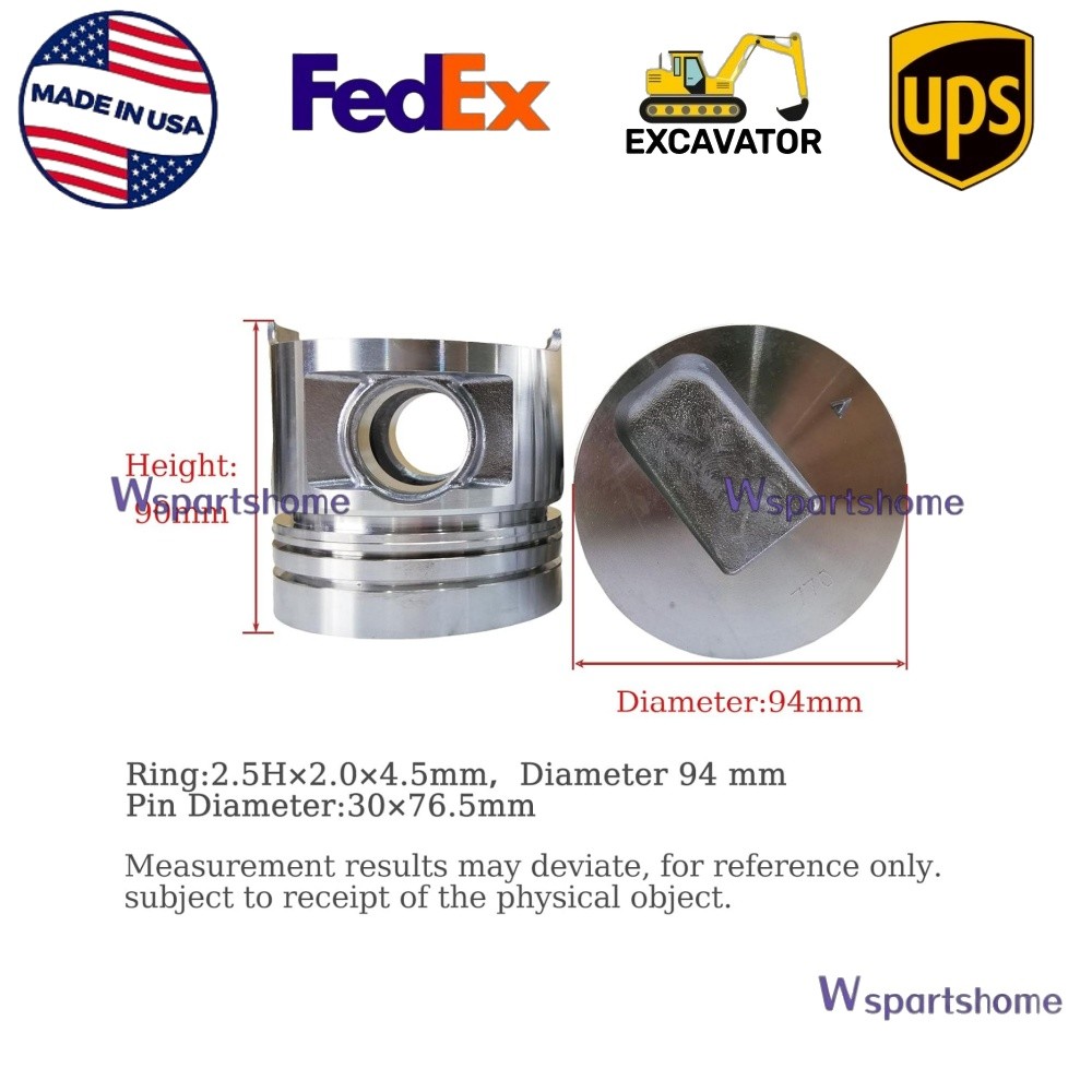 Overhaul Rebuild Kit For Mitsubishi S4S Engine F18B F18C Forklifts 32A17-00100