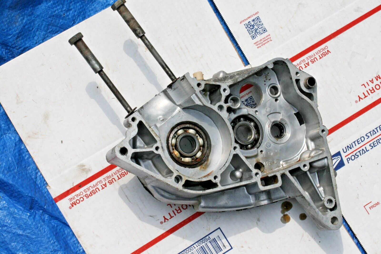 1969-71 YAMAHA AT-1 125cc OEM ENGINE CASE VIN # AT1-145366 1969-71 YAMAHA AT-1 125cc OEM ENGINE CASE VIN # AT1-145366
