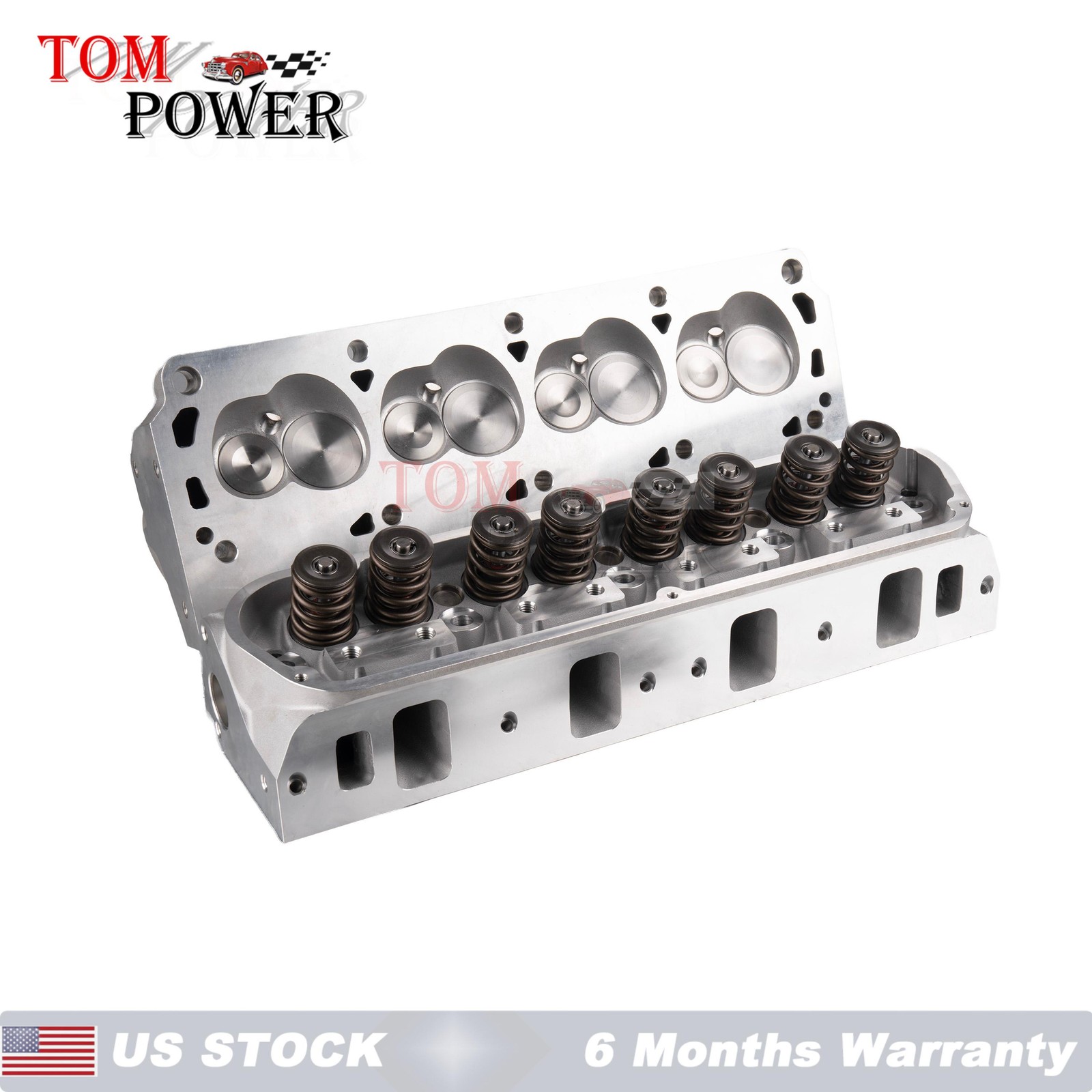 Pair Aluminum Cylinder Head of Ford Small Block  289 302 351W 5.0L 185cc 64cc