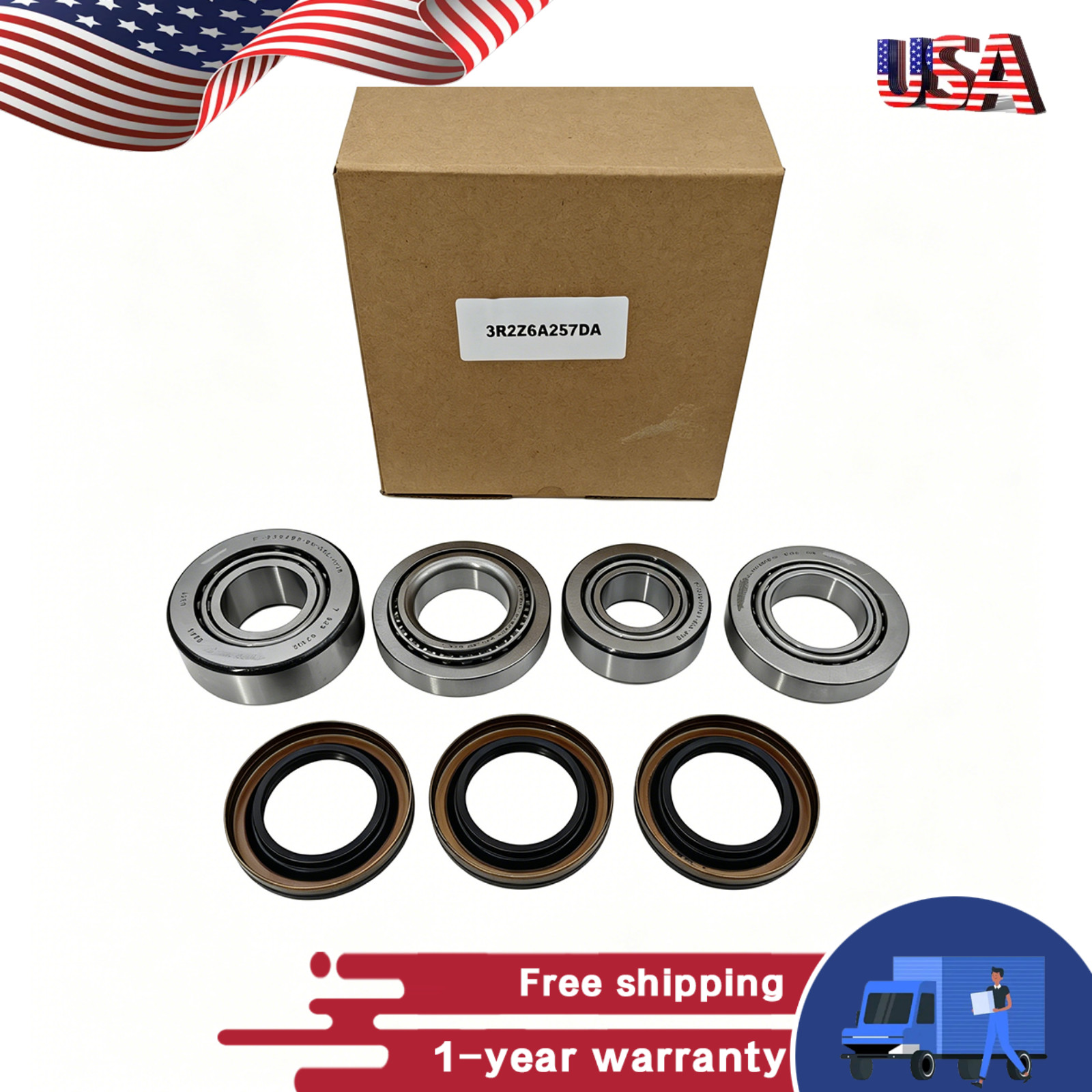 For 2003-2020 BMW xDrive 31507533971 Front Differential Bearings Repair Kit