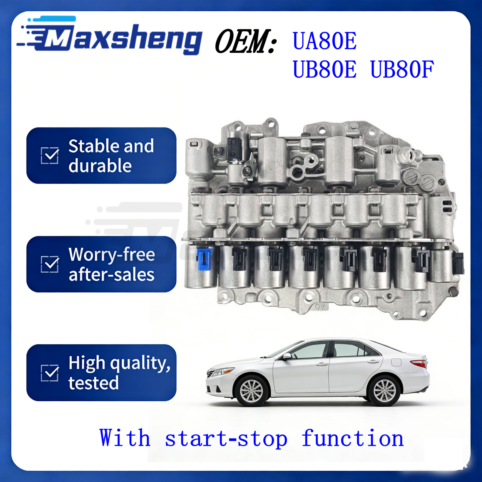 UA80E/F UB80E/F Transmission Valve Body W/ Start-Stop Fit 2020-2025 Toyota Camry UA80E/F UB80E/F Transmission Valve Body W/ Start-Stop Fit 2020-2025 Toyota Camry