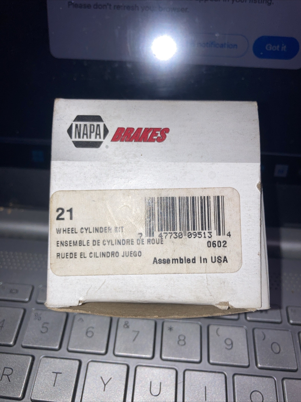 NAPA Brakes 21 Wheel Cylinder Repair Kit 1942-66 Buick 1951-67 Chevy 59-67 Olds NAPA Brakes 21 Wheel Cylinder Repair Kit 1942-66 Buick 1951-67 Chevy 59-67 Olds