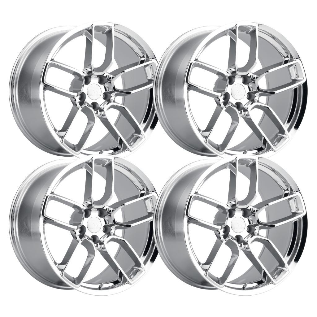 (Set-4) Replica Tech RT-13 20x11 5x115 20mm Chrome Wheels Rims 20 Inch