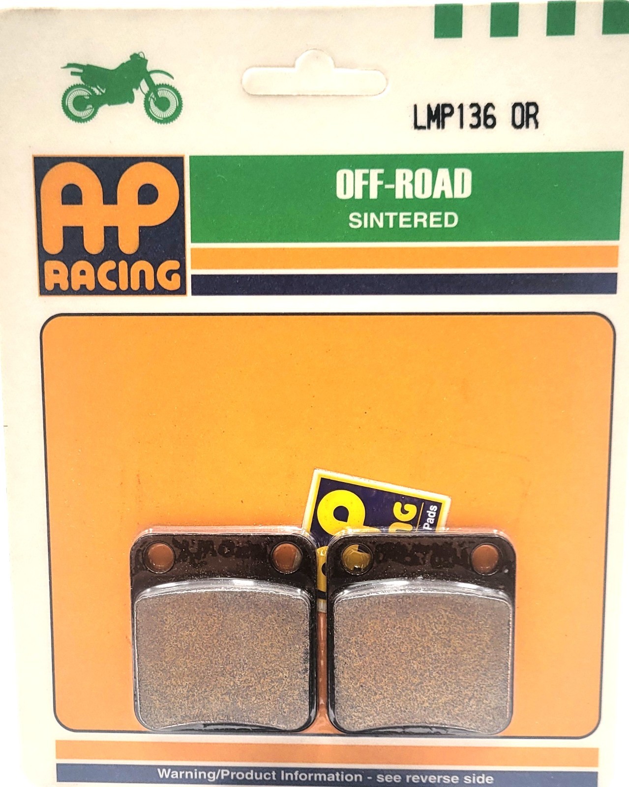 AP Front Brake Pads Suzuki DR200 SE / S '96-09 / '13-21 Interchange EBC FA54X
