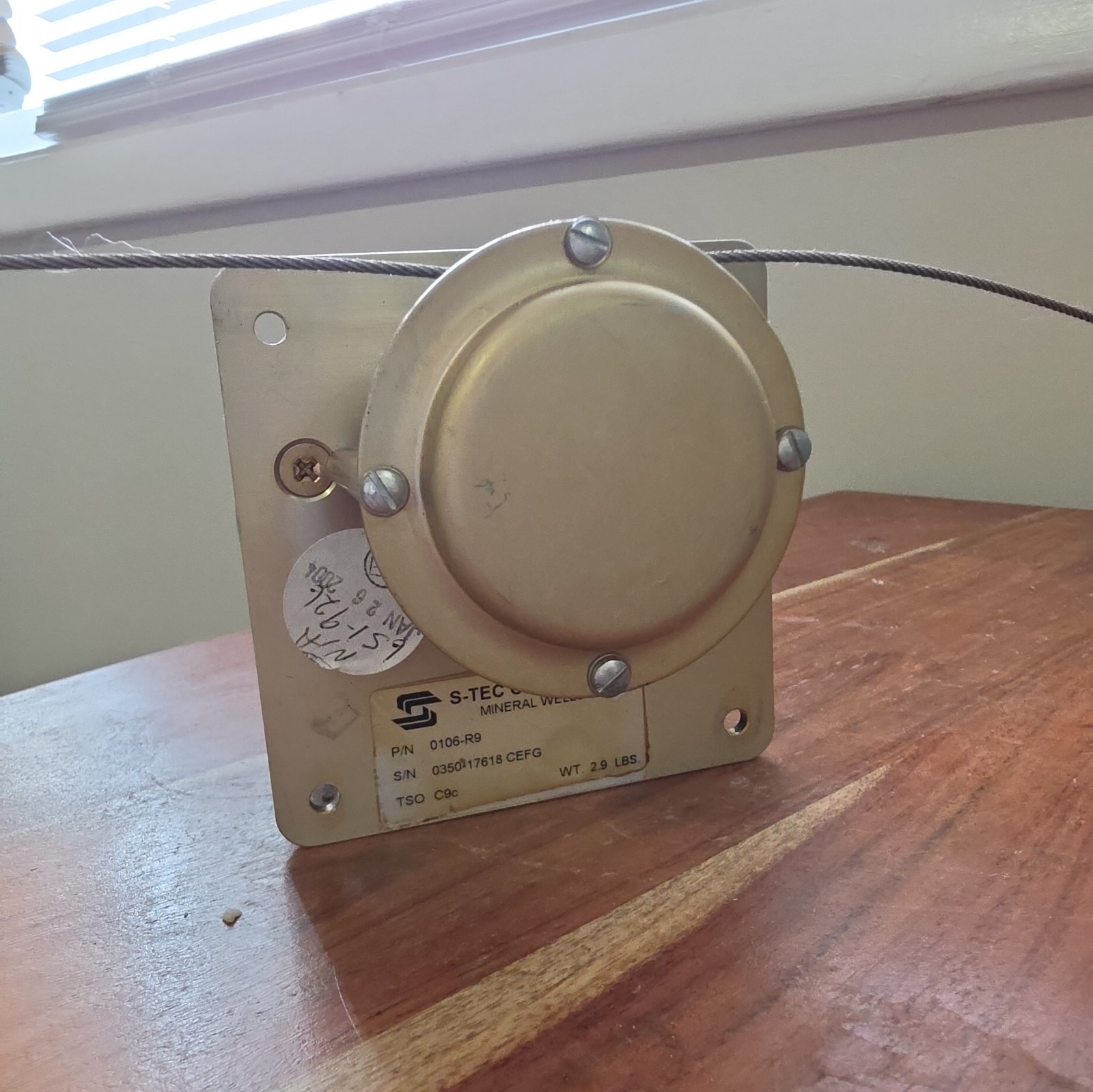 S-Tec Corp. Autopilot Roll Servo P/N: 0106-R9 S-Tec Corp. Autopilot Roll Servo P/N: 0106-R9