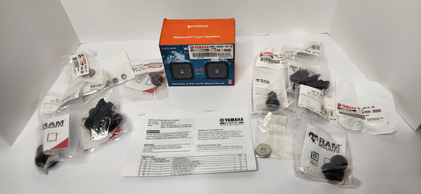 Oem Yamaha EX/VX WAVERUNNER Audio Kit F3Y-H81C0-V0-00 Oem Yamaha EX/VX WAVERUNNER Audio Kit F3Y-H81C0-V0-00