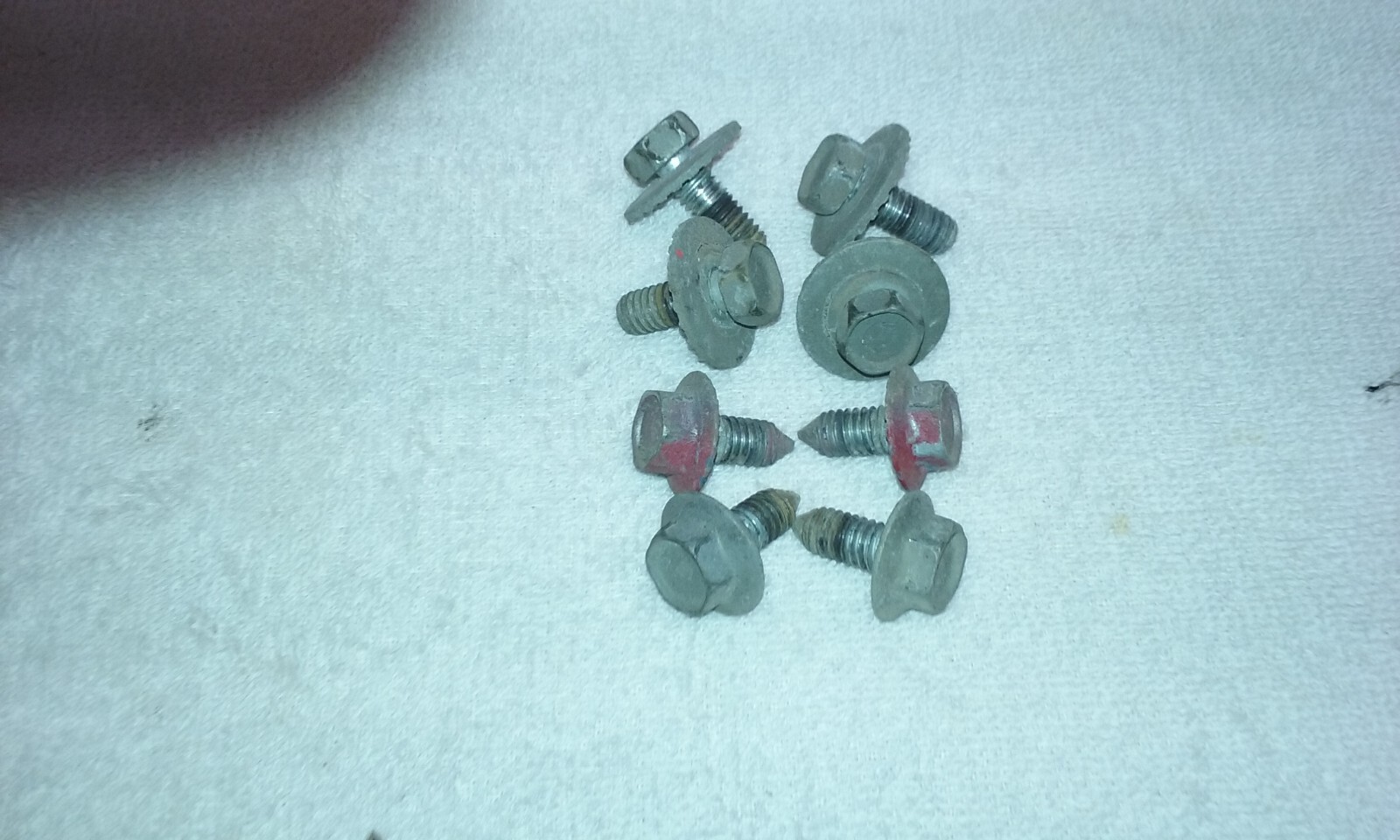 1960 61 62 63 Chevy GMC truck Hood Latch Receiver BOLT SET. used OEM 1964 65 66