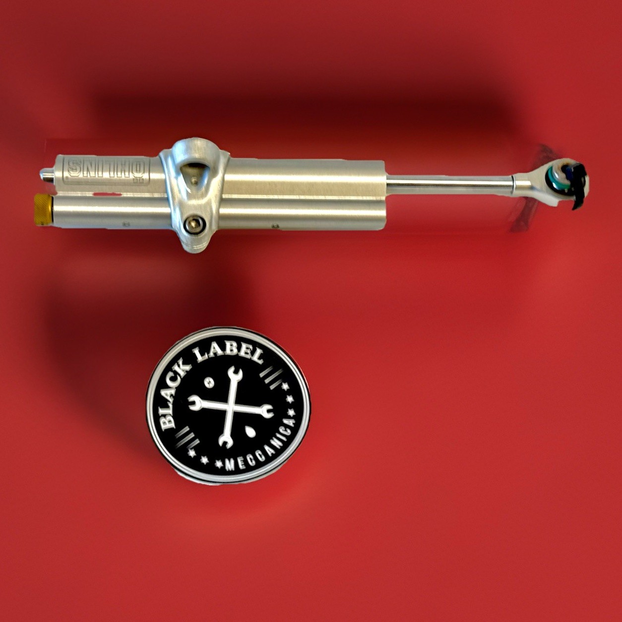 Genuine Ducati 749 999 S R Ohlins Steering Damper Stabilizer And OEM Bracket Genuine Ducati 749 999 S R Ohlins Steering Damper Stabilizer And OEM Bracket