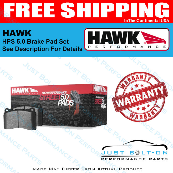 HAWK HPS 5.0 Brembo Brake Pads 04-17 WRX STI / 17-20 BRZ / 17-21 Civic FK8 TypeR
