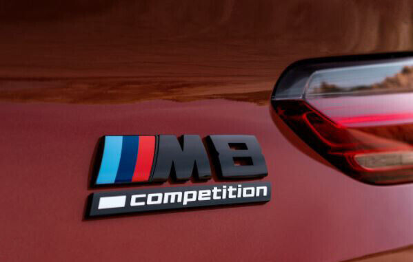 Genuine For BMW F91 F92 F93 M8 Competition Trunk Badge Emblem NEW Decal