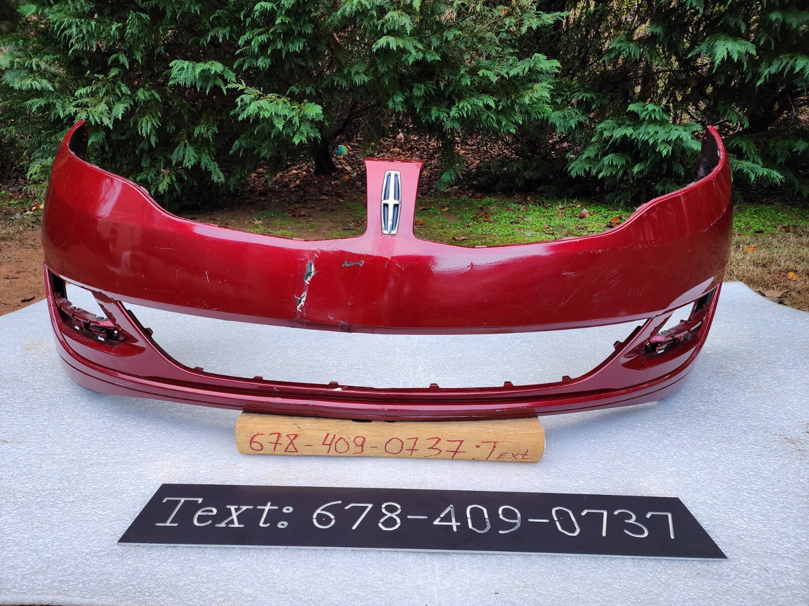 2013-2016 LINCOLN MKZ FRONT BUMPER COVER OEM DP53-17757 Oem. NO SHIPPING 