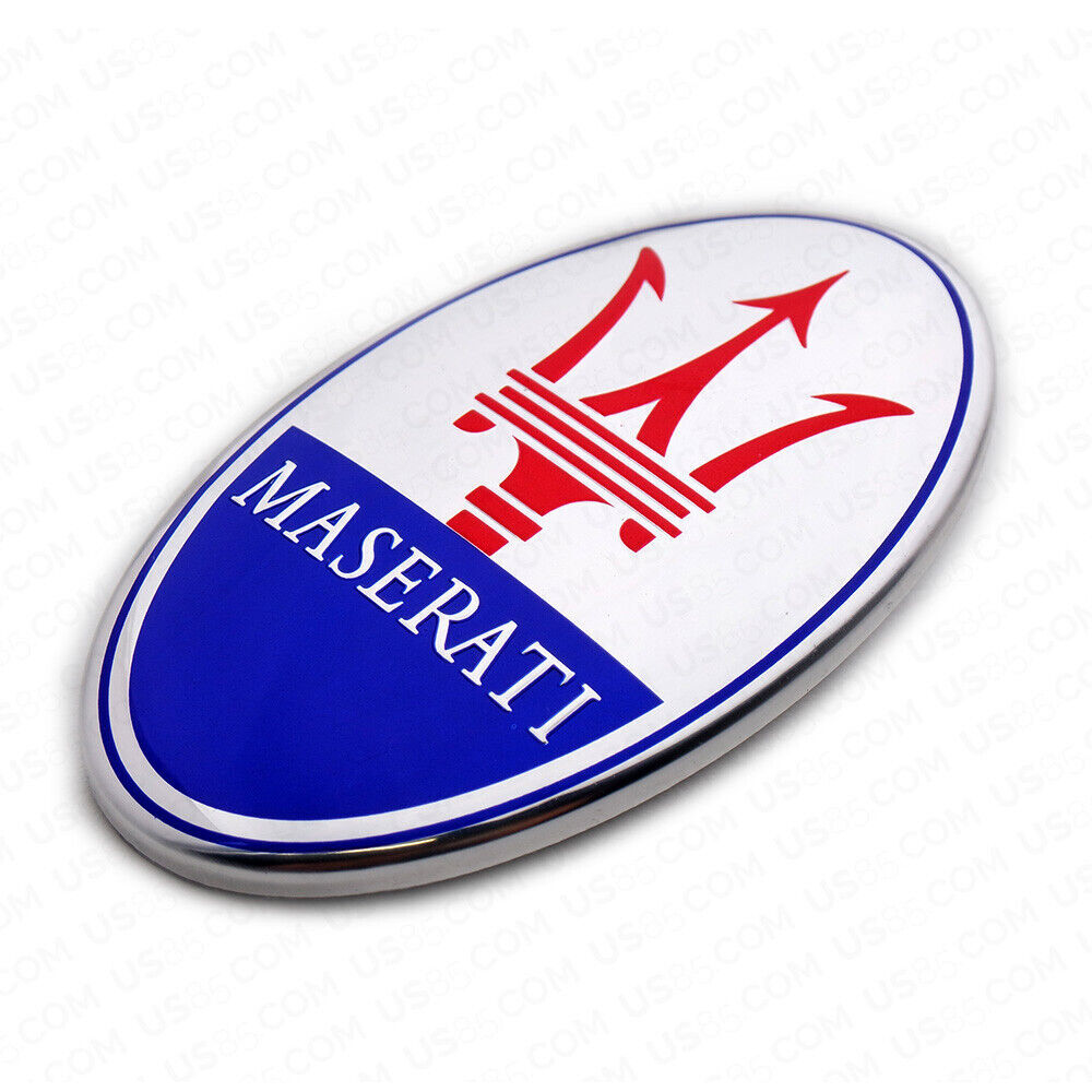 For Maserati Ghibli Quattroporte Granturismo Front Bumper Emblem Badge Sport For Maserati Ghibli Quattroporte Granturismo Front Bumper Emblem Badge Sport