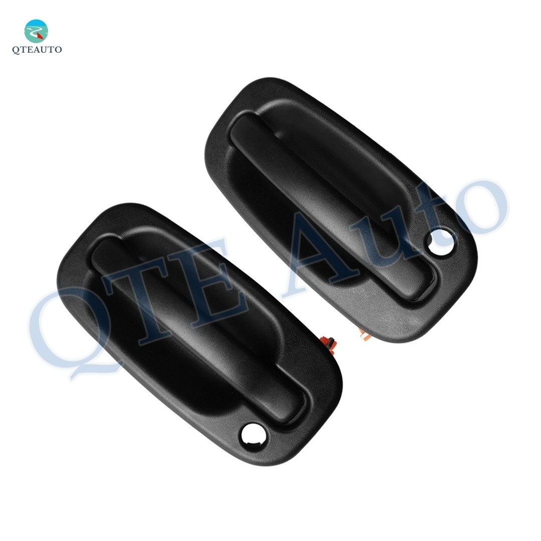 Pair of 2 Front Exterior Door Handle For 2001-2007 Chevrolet Silverado 2500 HD