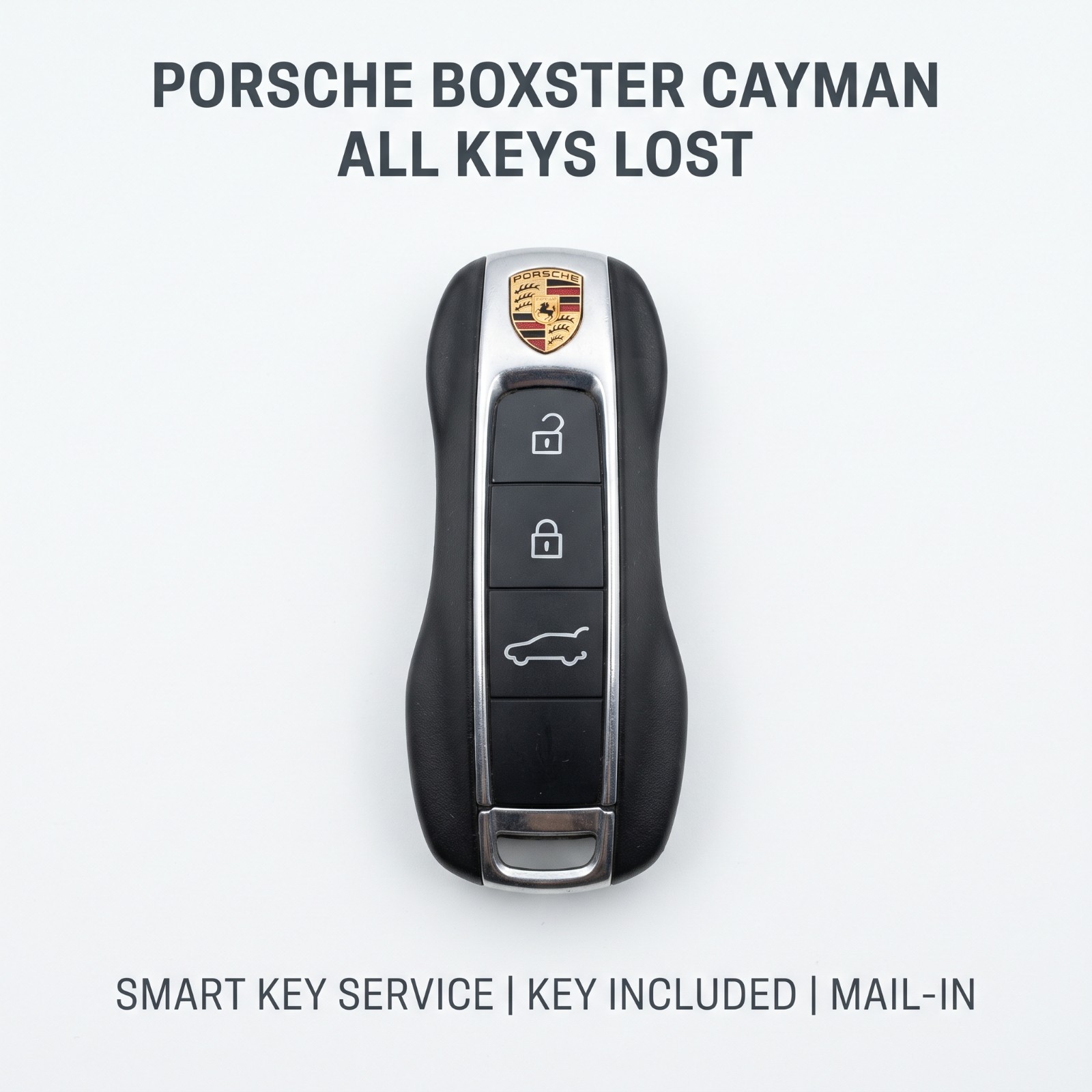 Porsche Boxster Cayman All Keys Lost Smart Key Programming Service | Mail-In