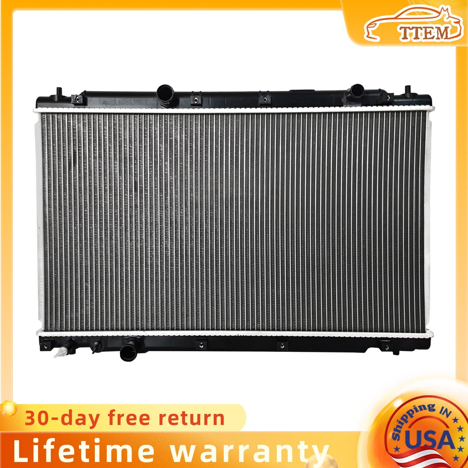 Radiator 13644 Fits 2017 2018 2019 Honda CR-V EX LX L4 2.4L Replacement Aluminum