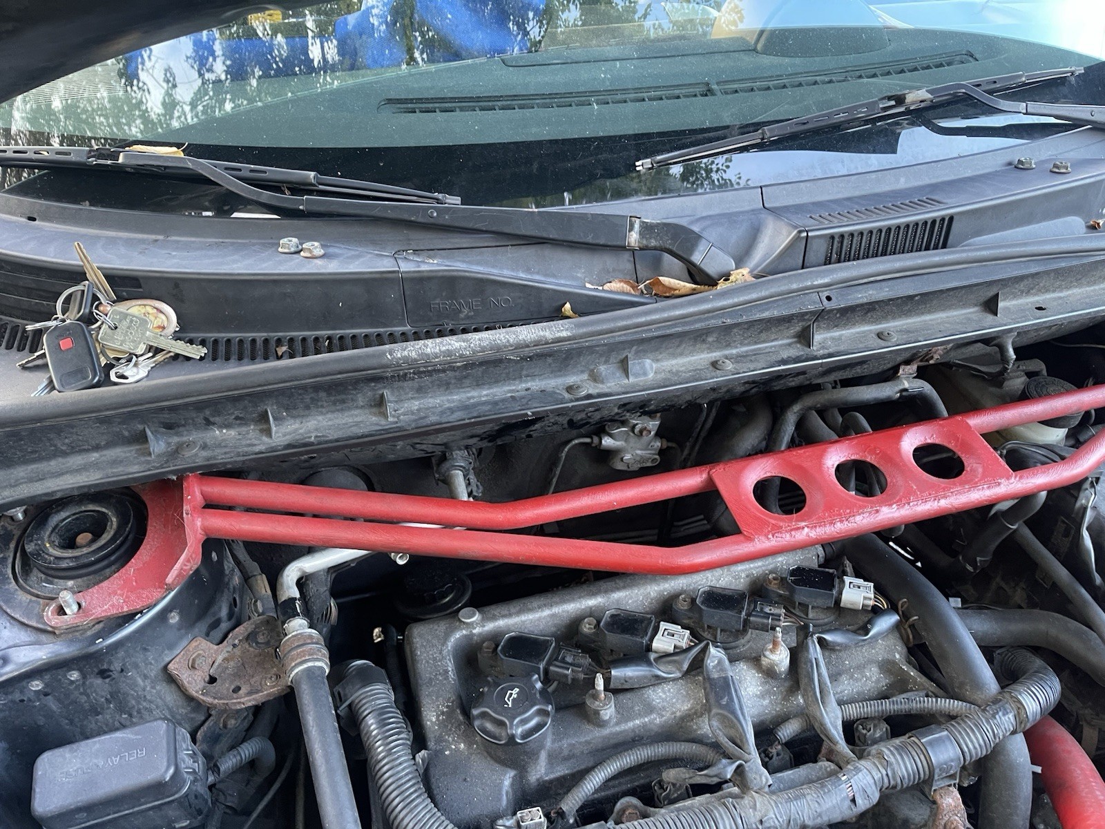 Strut Bar For Scion Xb And Xa First Gen 2004 To 2006 Strut Bar For Scion Xb And Xa First Gen 2004 To 2006
