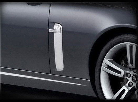 Chrome Trim Upgrade for Fender Vent 2pcs set for Jaguar XK & XKR 2007 2008 2009 