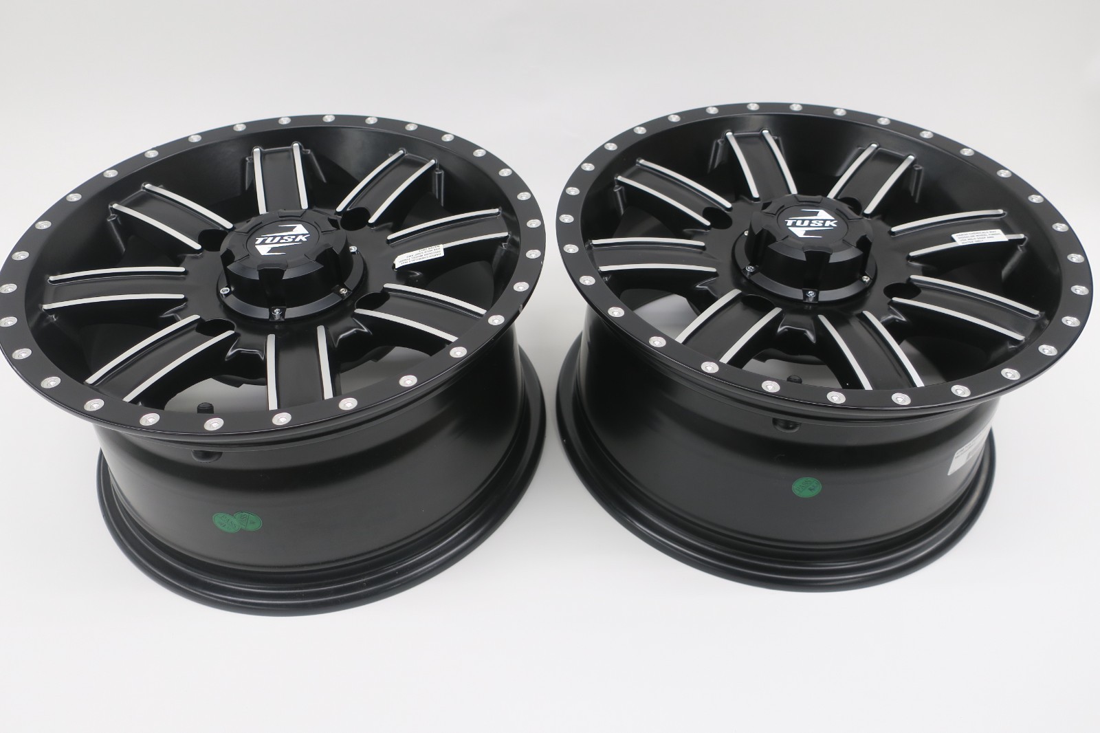 TWO - 4/156 Tusk Cascade Wheels 14x7 5.0 + 2.0 Machined/Black. POLARIS TWO - 4/156 Tusk Cascade Wheels 14x7 5.0 + 2.0 Machined/Black. POLARIS