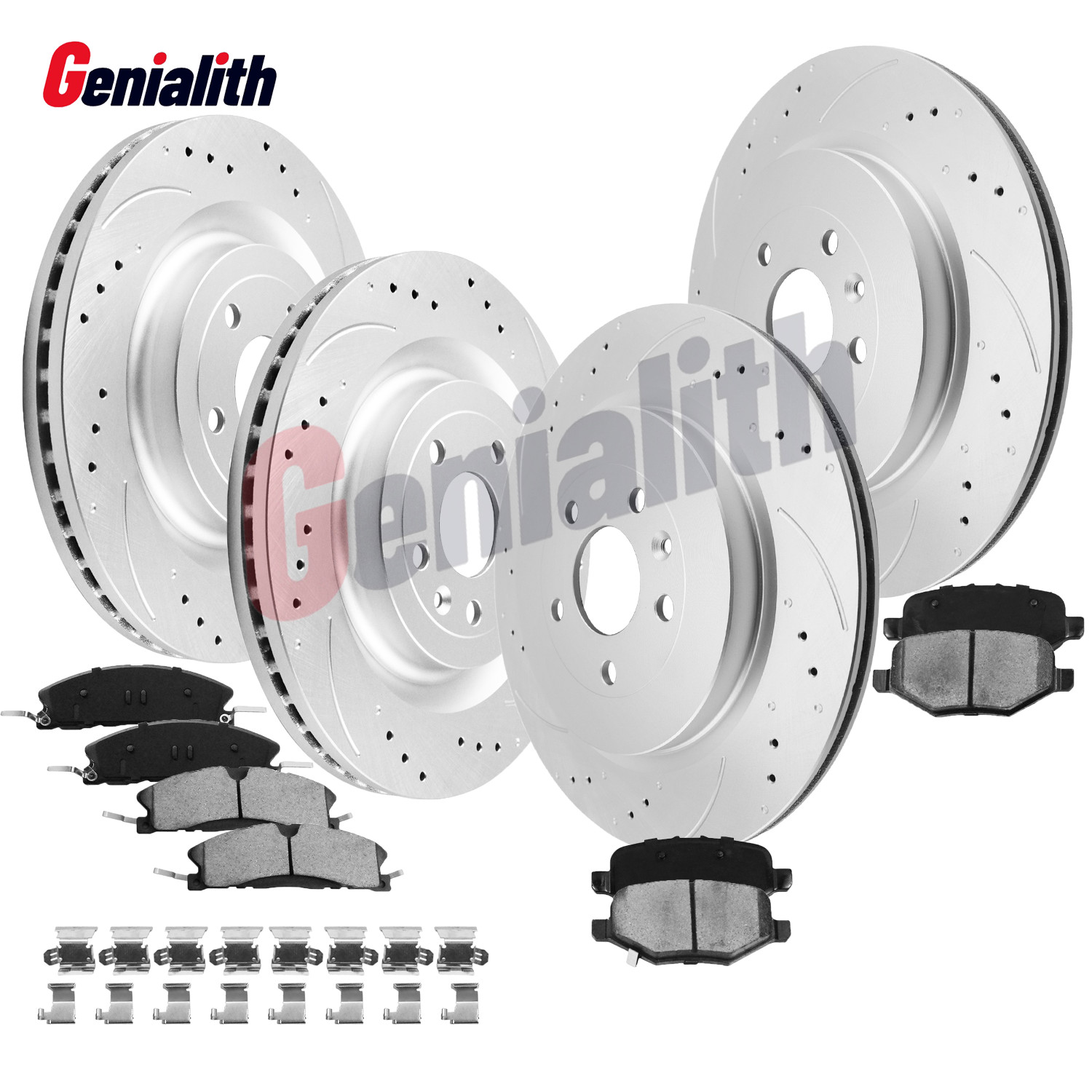 8pc Front Rear Rotors Brake Pads for Ford Explorer Flex Taurus Lincoln MKS MKT 8pc Front Rear Rotors Brake Pads for Ford Explorer Flex Taurus Lincoln MKS MKT